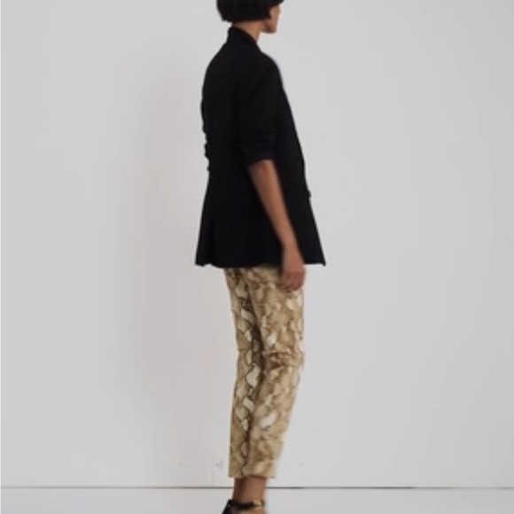 NWT Lauren Ralph Laure Women’s Snakeprint High-Rise Skinny Ankle Jeans Sz 8 - Picture 7 of 12